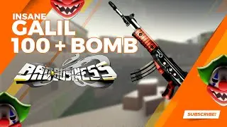 Galil 100 Bomb No Recoil Gun Bad Business I Roblox