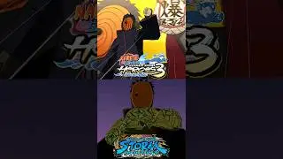 Tobi (Obito) Ultimate Attack Comparison - Naruto Ninja Heroes 3 Vs Naruto Storm Connections