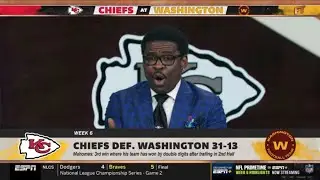 FIRST TAKE | Stephen A. & Michael Irvin reacts to Mahomes comeback in Chiefs def. Washington 31-13