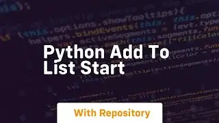 python add to list start
