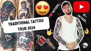 Tattoo Tour 2024 // 35+ American Traditional Tattoos