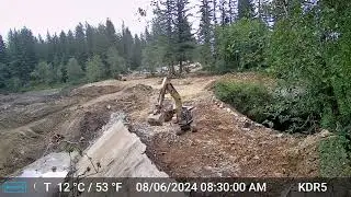 Camp Kwoneesum Dam removal timelapse