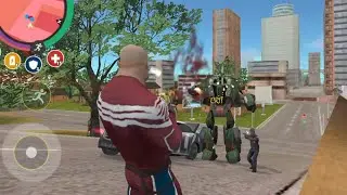 Robot Wali Car Se Ho Gai Ladai 🤯 Rope Hero Vice Town Gameplay 🔥 Rope Hero Vice Town New Gameplay 😈