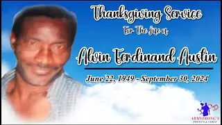 Alvin Ferdinand Austin Funeral Service
