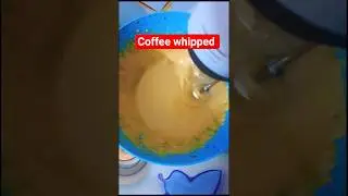 how to make whipped cream of coffee #short#
