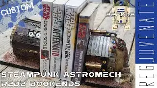 Custom Star Wars Steampunk R2D2 [Astromech] Bookends