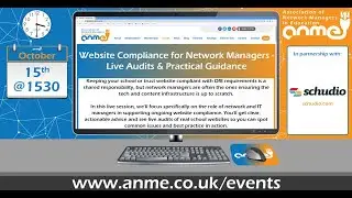 ANME Webinar: Website Compliance for Network Managers: Live Audits & Practical Guidance with Schudio