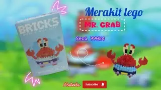 HOW TO BUILD MR CRAB BRICKS LEGO VERSION 99024 | TUTORIAL MERAKIT LEGO BRICKS MR. CRAB SERI 99024