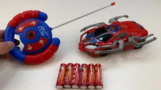 Unboxing RC Spider-Man racing car,RC Lamborghini sports car,RC drift racing car,Thomas the Train