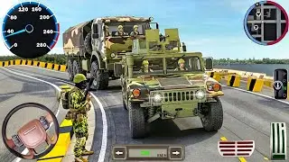Army Truck Driving Cargo Games - US Offroad Army Truck Driving 3D 2025 - Andriod Gameplay