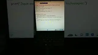 python program related to technology of Japan and China 