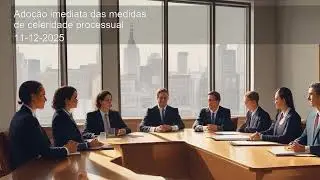 Ado&ccedil;&atilde;o imediata das medidas de celeridade processual