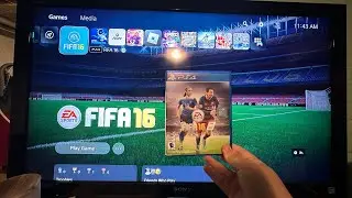 Playing FIFA 16 on PS5