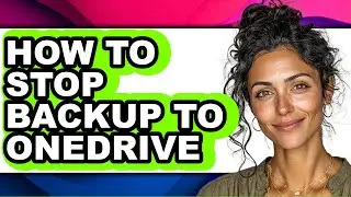 How to Stop Backup to Onedrive (only Way)