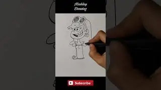 Drawing Leni Loud from The Loud House #shorts