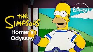 Homer Simpson's Odyssey | The Simpsons | Disney+ UK