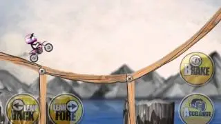 [Stickman Downhill - Motocross] Wheelie whole map