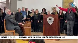 El armonio del Velero Mimosa rompi&oacute; el silencio tras 160 a&ntilde;os.