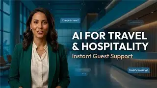 AI for Travel & Hospitality | Instant Guest Support with #AIChatbot