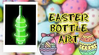 ||Easter special bottle art 🤩|| Simple Bottle Art||#CraftWithMeMalayalam