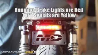 2001-2015 Triumph Bonneville Thruxton Scrambler Conversion Fender Elimination LED Tail Light Smoke