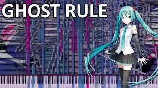 Hatsune Miku ~ Ghost Rule w/ 200,000 Notes | by Yokkin (Black MIDI)