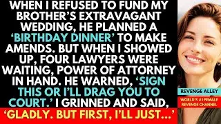 Brother Ambushed Me With Fake Legal Papers To Steal My Grandma's Inheritance; But Then, I Just