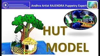 HUT MODEL #art #creative arts#prepaation of models