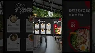 Digital Japanese Cuisine Menu Template -#2