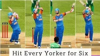 Как играть в мяч Yorker Ball в Dream Cricket 25 💯 | Советы по отбиванию мяча в Dream Cricket 25 |...