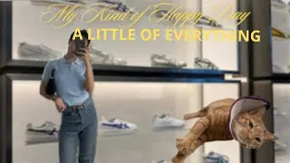 Workout, Lunch Out, Shopping & Banana Cake | A Simple Day with My Cats 🐾