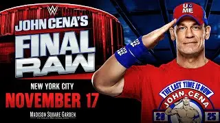 John Cena’s Final RAW LIVE At MSG!