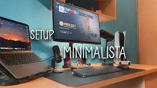 MEU SETUP MINIMALISTA DE 2023 (MacBook Air M1 + Playstation 5)