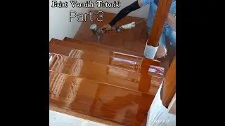 Part 3 Stair Step Using Polyurethane Top Coat