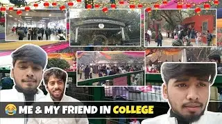 College Paper Day Full Vlog 😂📚 | Single Friend Bakchodi & College Function Party #collegelife #vlog