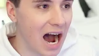 Dan laughing like a crackhead for 1 minute straight