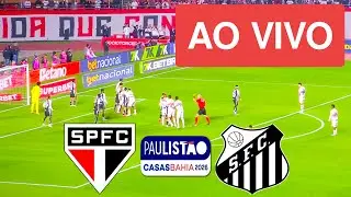 S&Atilde;O PAULO X SANTOS AO VIVO (COM IMAGENS !!!) CAMPEONATO PAULISTA 2026 - ASSISTA AGORA!