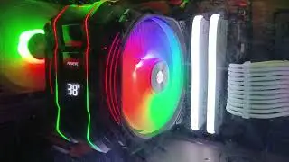 Обзор процессорного кулера ALSEYE M120D-B-Plus II стильный дизайн rgb подсветка