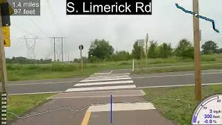 Limerick Power Line Trail Guide - West [Time-lapse 5x] (2024-06-06)