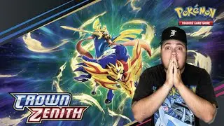 CRAZY CROWN ZENITH POKEMON CARDS OPENING!! *I PULLED ALTERNATE ART & SECRET RARE CARDS*