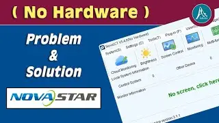 No Hardware Problem & Solution Novastar | Hindi | Led Wall | Amit Edutec