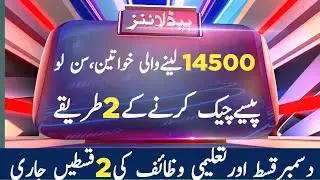 BISP 1st payment start of 2026 | Taleemi wazaif milna Shuru | 8171 portal update |Ehsas program 2026