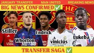 🚨Manchester United transfer target for January 2026; whorton, Stiller, Lukeba| Amorim's vision 