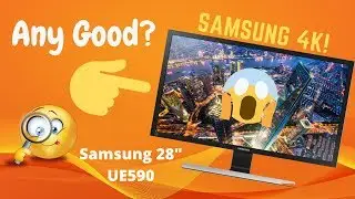 Распаковка и тестирование монитора Samsung UE590 28