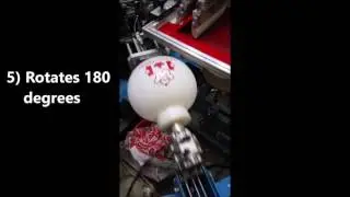 Automatic Balloon Printing Machine For Sale_2 Side Print Demo