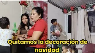 🚨Así empezamos a Quitar toda la decoración de navidad así esta quedando nuestra sala 🚨