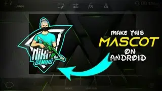 How To Make Mascot Logo With Text | Full Mascot Logo design with text