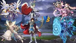 Fire Emblem Heroes - B!Alm, A!Leif, B!Baldr and B!Eik&thorn;yrnir V.S. L!Elice and E!Byleth