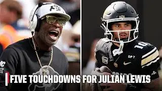 JuJu Lewis records FIVE TOUCHDOWNS in the FIRST HALF of Colorado's home opener 😤 | ESPN CFB