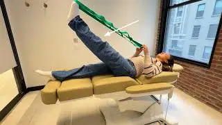 Hamstring and ITB stretch